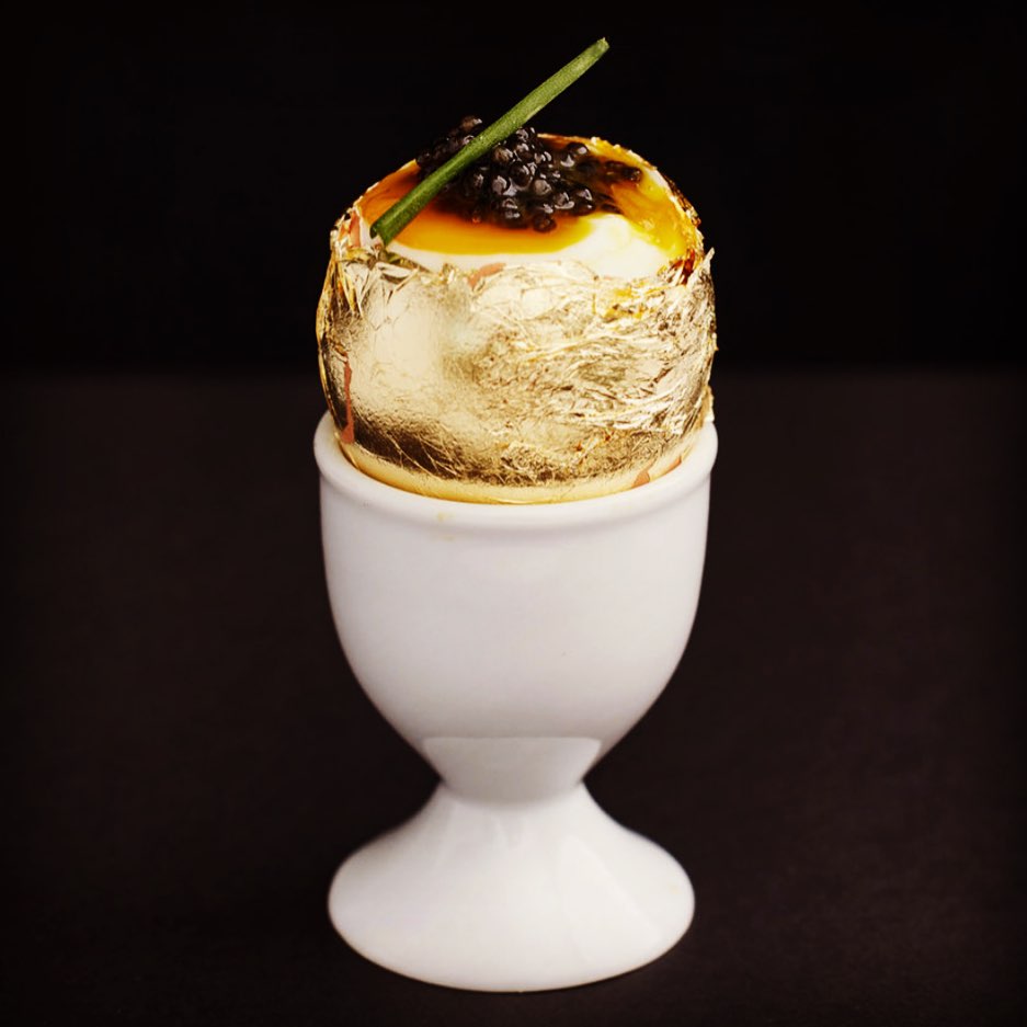 Soft Poached Egg with Osetra Caviar