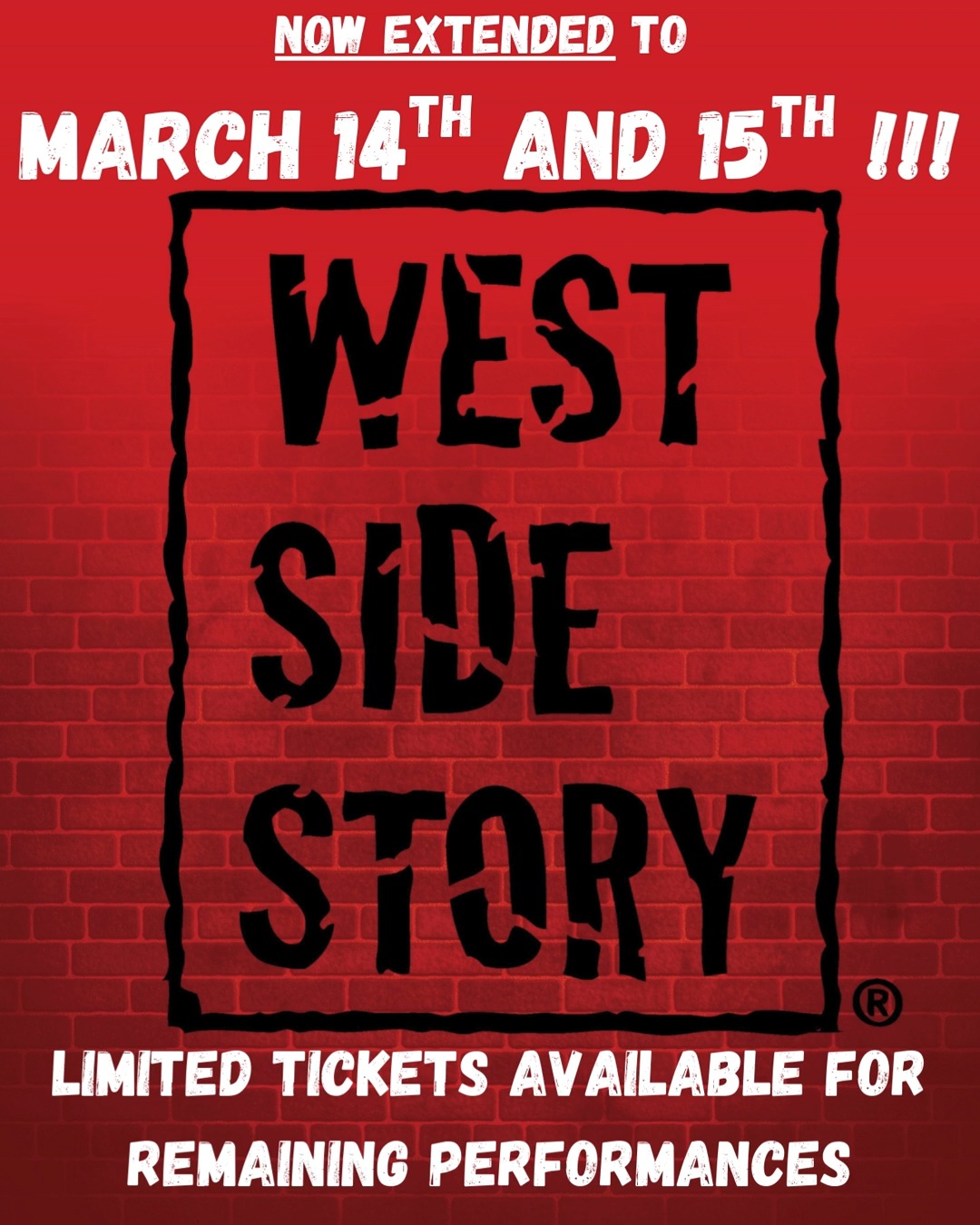 WEST SIDE STORY NOW EXTENDED with new performances on MARCH 14th and 15th! Link in bio, head to our website or call the DHT BOX OFFICE for tix:
📞(808) 733-0274
#westsidestory #hawaii #diamondheadtheatre #trendingreels #dancersofinsta #singersofinsta #actorsofinsta #instagood #instamood #instalike #supportlocal #supportlocaltheatre #musicaltheatre #muscialtheatredance